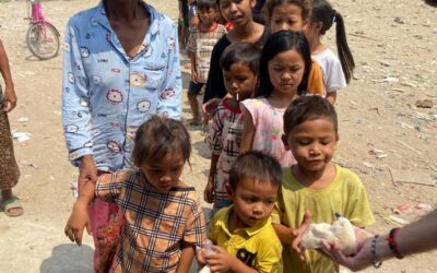 + de 14 000 repas distribués par AMUR sur les bidonvilles