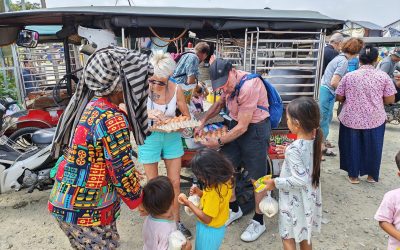 Nouvelle distribution sur les bidonvilles